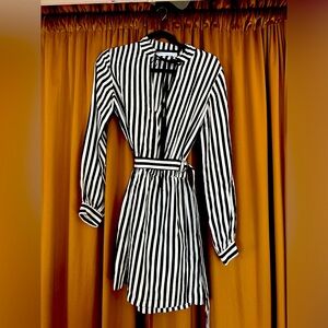 Size Small Rober Rodriguez black & white stripe top/dress